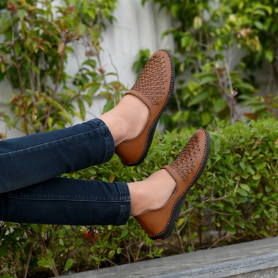 Alvery Mojaris For Men(Brown , 10)