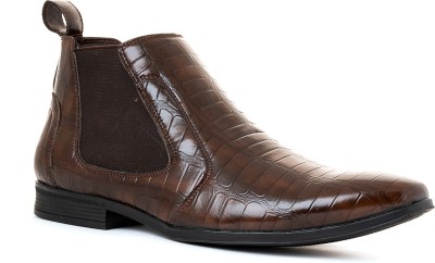 Khadim's Texture Boots For Men(Brown , 7)