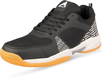 rodox TPR Fylon Sole Badminton Shoes For Men(Black , 8)