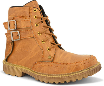 KILLER Tan casual Hiking & Trekking boots for Men Boots For Men(Tan , 6)