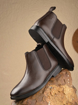 KILLER Shoes For Men | Casual Shoes | Boots For Men | Chelsea Boots For Men | Chelsea | Boots For Men(Brown , 8)