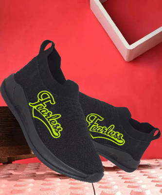 Kenamin SPORTS FOR MEN & KIDS Running Shoes For Men(Black, Olive , 10)