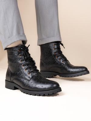Roadster Casual Boots For Men(Black , 9)