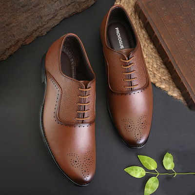 PROVOGUE Lace Up For Men(Tan , 6)