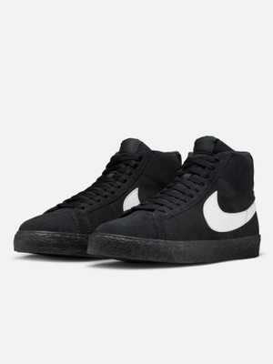 NIKE SB Zoom Blazer Mid Sneakers For Men(Black , 8)