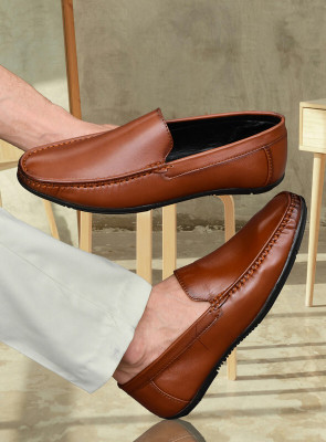 Feeten Trendy Comfortable Stylish Casual Slip On Loafer Loafers Loafers For Men Loafers For Men(Tan , 9)