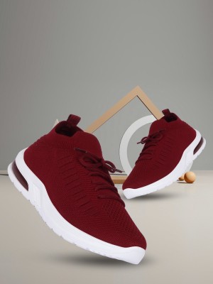 Longwalk Trendy Sports Shoes for Women's Running,Walking with Memory Foam Running Shoes For Women(Maroon)