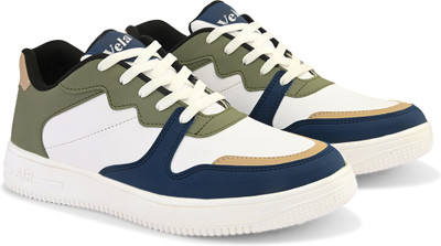 Velarro Casual Shoes for Men Sneakers For Men(Grey, Blue, Green , 6)