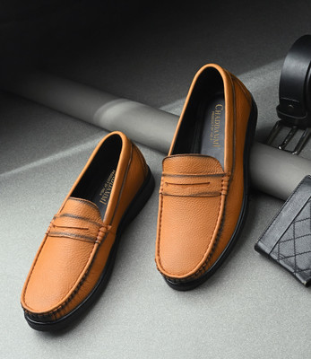CHADDAMMI Rich Quality|Perfect Style|Casualwear Loafers For Men(Yellow , 6)