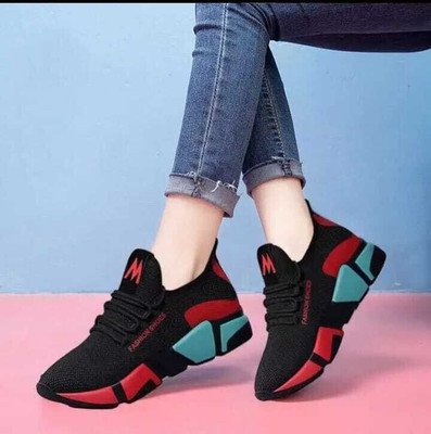 STEPLY Sneakers For Women(Red , 5)