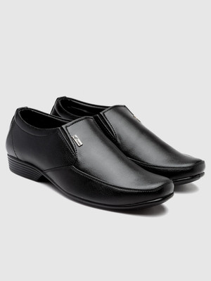 action Dotcom OFFICE 32 Trendy Comfortable Stylish Formal Slip On Monks For Men(Black , 7)