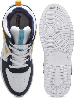 KILLER Sneakers For Men(White, Navy , 6)