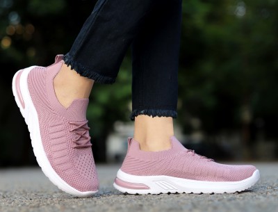 aadi Mesh |Lightweight|Comfort|Summer|Trendy|Walking|Outdoor|Daily Use Sneakers For Women(Pink)