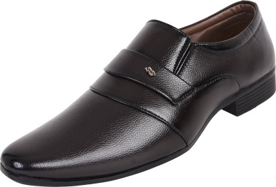 somugi Brown Slip on formal Shoes Slip On For Men(Brown)