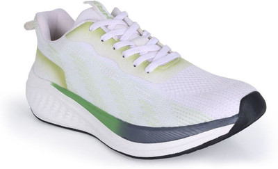 HRX by Hrithik Roshan Running Shoes For Men(White, Green , 8)