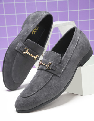 Wave Walker WW-CRANE Loafers For Men(Grey , 10)