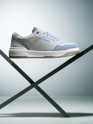 HRX by Hrithik Roshan Casual Trendy Fashionable Sneakers For Women(Grey, Blue , 4)