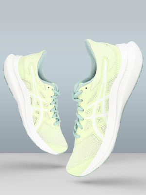 Asics Jolt 4 Running Shoes For Women(Green , 4)