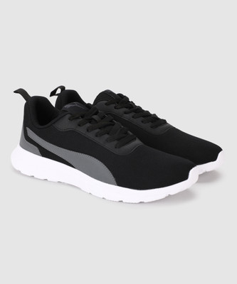 PUMA Plush Comfort Running Shoes For Men(Black , 6)