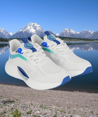 MARECHAL EX-23R2337 Running Shoes For Men(White, Blue , 5)