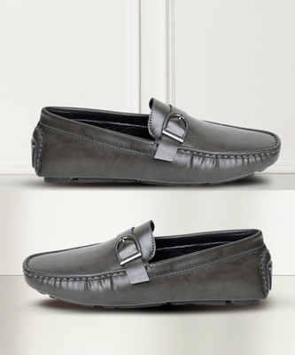 HIGHLANDER Loafers For Men(Grey , 9)