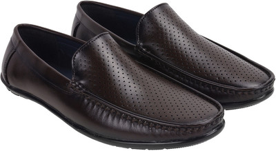 Walkway 17-88 Driving Shoes For Men(Brown , 10)