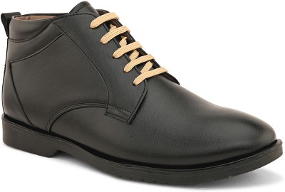 PROVOGUE Chukka Boots for Men |Combat Boots |Police Boot |Chalsi Boots For Men(Black)