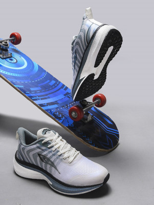 Abros CYRUS ON ETPU Athleisure Cultured Round-Toe Shape & Hyperbeads Technology Walking Shoes For Men(Off White , 7)