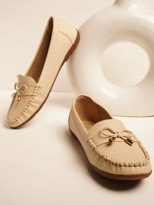 Froh Feet Loafers For Women(Beige , 7)