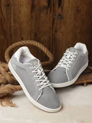 yoho Wind|TPR Sole | Stylish, Comfy, Stretchable & Lightweight|Breathable Mesh Fabric Sneakers For Men(Grey , 10)