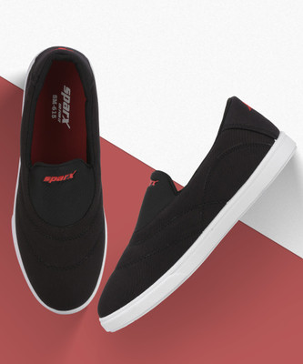 Sparx SM 615 | Stylish, Comfortable | Slip On Sneakers For Men(Black , 8)