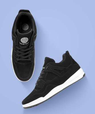 bacca bucci Ultraforce Mid-top Athletic-Inspired Retro Fashion Sneakers For Men(Black , 10)