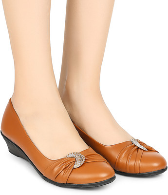 STYLE BUY STYLE Bellies For Women(Tan , 3)