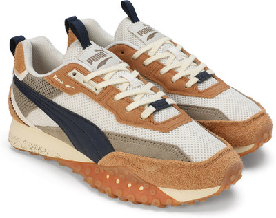 PUMA Blktop Rider Preppy Sneakers For Men(White , 10)