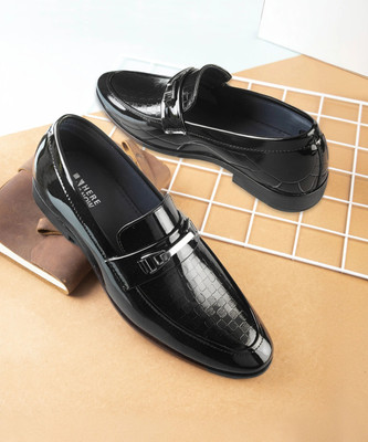 HERE&NOW Slip On For Men(Black , 6)