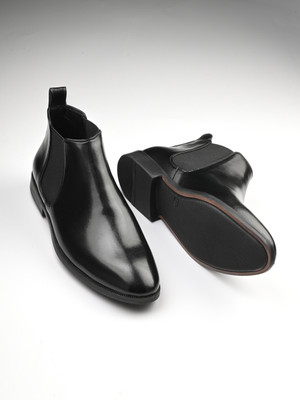 Afrojack Boots For Men(Black , 6)