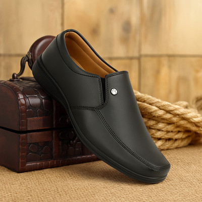 Blue Horse Formal Shoe Slip On For Men(Black , 9)