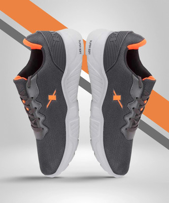 Sparx SM 648 Training & Gym Shoes For Men(Grey, Orange , 9)