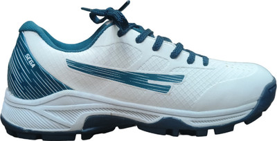 SEGA Cricket Shoes For Men(White , 10)