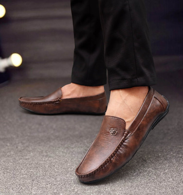 Evolite Loafers For Men(Brown , 9)