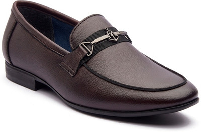 Michael Angelo Formal Slip On For Men(Brown , 11)
