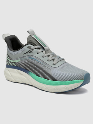 action Athleo NITRO 503 Lightweight Comfortable Stylish Sports Lace Up Running Shoes For Men(Grey , 8)