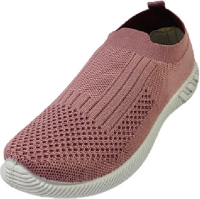 Chikoo Enterprises Stylish Sports Walking |Gym| Running Shoes for Women | Slip On Sneakers Casuals For Women(Pink)