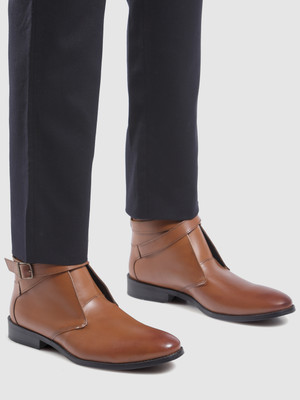HATS OFF ACCESSORIES Casual Boots For Men(Tan , 8)