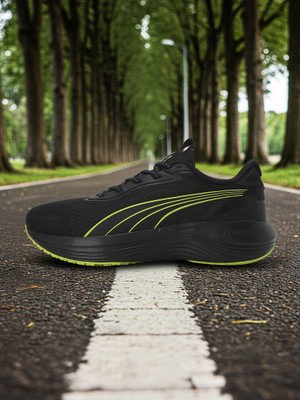 PUMA Galaxis Pro Men's Performance Boost Running Shoes. Running Shoes For Men(Black , 6)