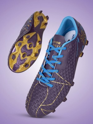 VECTOR X Football Shoes For Men(Purple , 8)