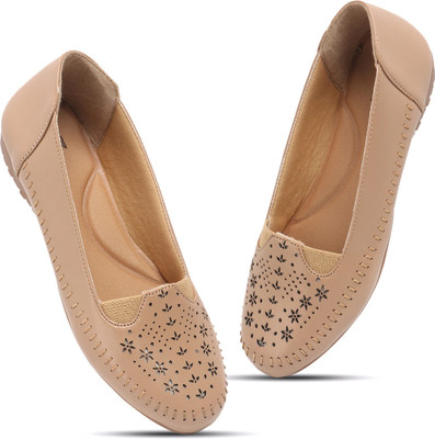 Picson Extra Soft Cushioned Stylish Bellies for All-Day Comfort Bellies For Women(Beige , 6)