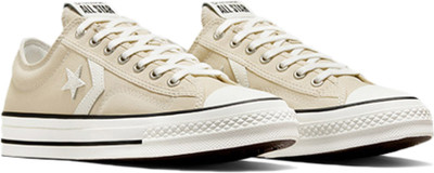 Converse Unisex Star Player 76 Canvas Low Top Sneakers For Men(Beige , 10)