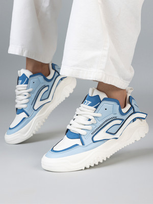 RUN SEVEN ( by GO21 ) Soft Insole, Slip-Resistance|Walking Casual Walking Shoes For Men(Blue , 9)