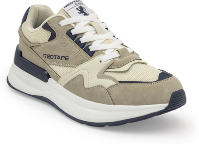 RED TAPE Casual Shoes for Men | Elegantly Rounded Front, Soothing Insole Sneakers For Men(Beige , 11)